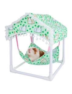 Hamaca Impermeable para Cobayas BESNEW 30x30x45 cm Verde