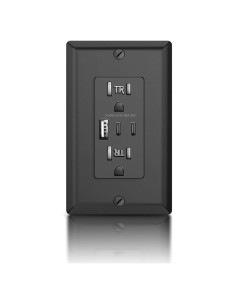 Enchufe de pared USB 3 puertos ALASTECH 15A 30W negro