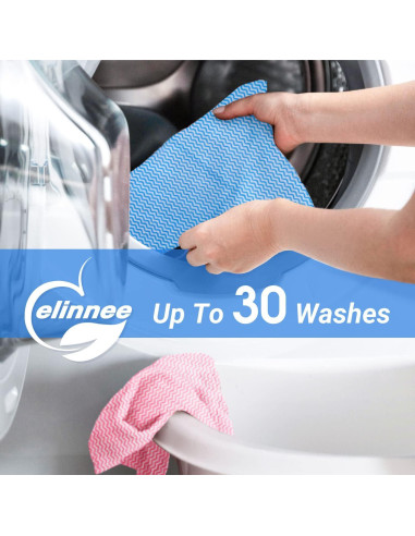 Paños de limpieza reutilizables Elinnee 25 unidades 40x36 cm