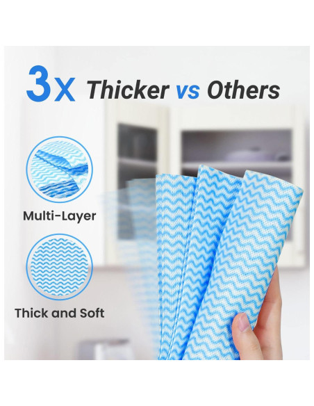 Paños de limpieza reutilizables Elinnee 25 unidades 40x36 cm