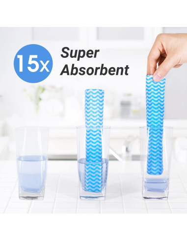 Paños de limpieza reutilizables Elinnee 25 unidades 40x36 cm