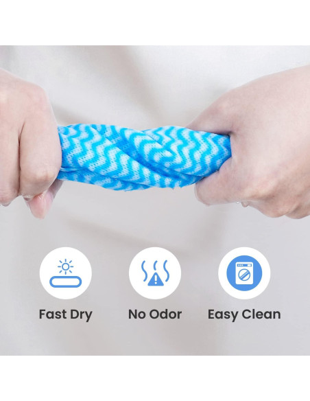 Paños de limpieza reutilizables Elinnee 25 unidades 40x36 cm