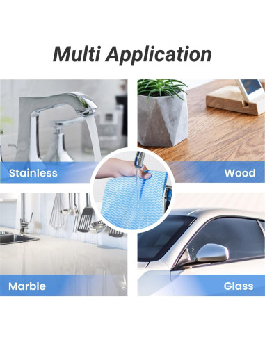 Paños de limpieza reutilizables Elinnee 25 unidades 40x36 cm