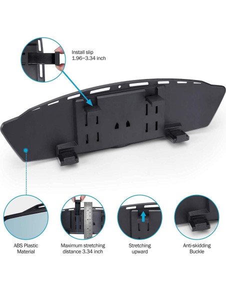 Espejo Retrovisor Panorámico Verivue 30.5x7.6 cm Antirreflejo