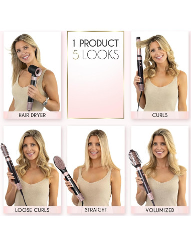 Estilizador Profesional de Aire Caliente ELLA BELLA 6 en 1