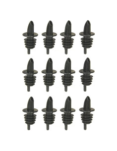 Vertedores de Flujo Libre Tablecraft, 12 Piezas, Negro