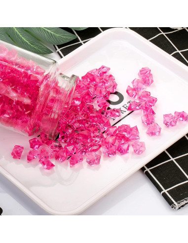 180 Gemas de Plástico Multicolores TeeLiy para Decoración