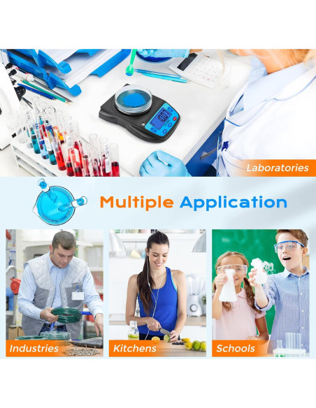 Báscula Digital Bonvoisin 600g x 0.01g Pantalla LCD