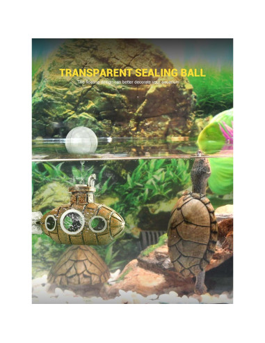 Decoración de Acuario Submarino Flotante SARDVISA 12.4 cm