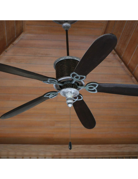 Extensores de Cadenas de Tirar de Madera Boao 8 Piezas 35 cm Negro