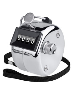 Contador Manual KTRIO de Metal 4 Dígitos para Entrenamiento