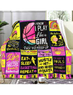 Manta de Baloncesto Dizogogo 127x102cm Franela Anti-Pilling 2