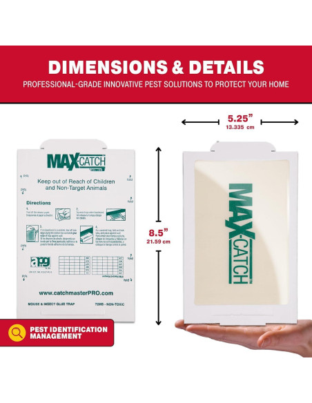 Trampa de Pegamento Catchmaster 36 Unidades para Ratones e Insectos