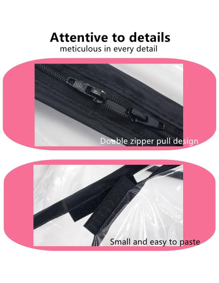 Cubierta de Lluvia para Carrito de Mascotas EVA - Plegable y Transparente