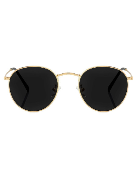 Gafas de sol polarizadas Kursan redondas metal 50mm espejo