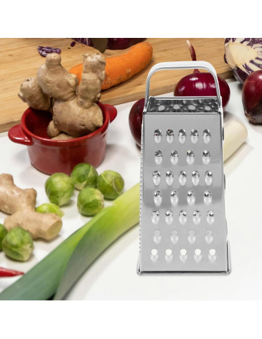 Rallador de Acero Inoxidable MAGICLULU 4 en 1 Portátil 20.3cm