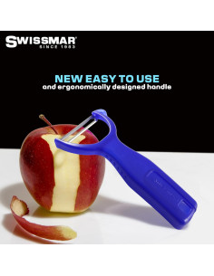 Pelador Y Swissmar Azul con Cuchilla de Acero Inoxidable 2