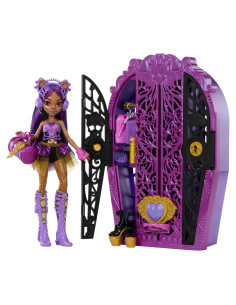 Muñeca Clawdeen Wolf Monster High Skulltimate Secrets con armario y 19 sorpresas