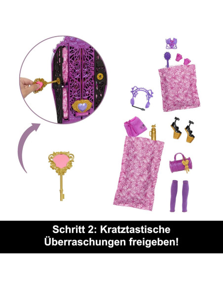 Muñeca Clawdeen Wolf Monster High Skulltimate Secrets con armario y 19 sorpresas