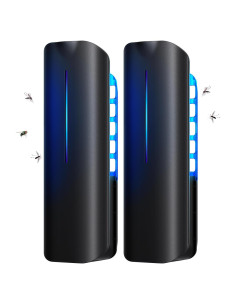 Trampa de Insectos Voladores BURLAN 2PC con Luz UV 9W y 20 Recargas