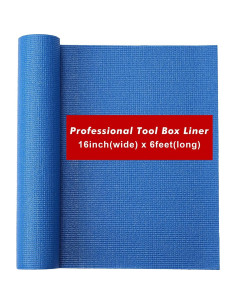 Forro de Goma Espuma Antideslizante CASOMAN 40.64x182.88cm Azul 2