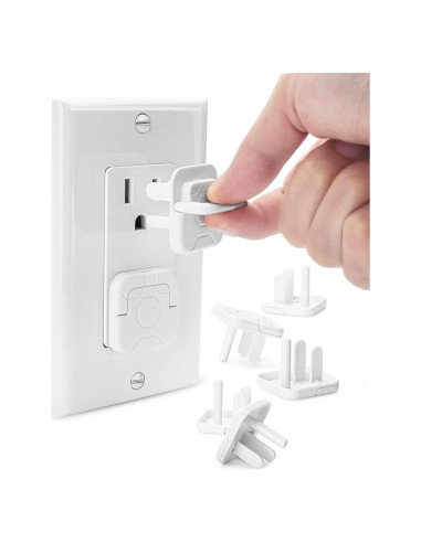 Cubiertas de Enchufe Bates - Protección Infantil, Paquete de 10