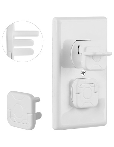 Cubiertas de Enchufe Bates - Protección Infantil, Paquete de 10