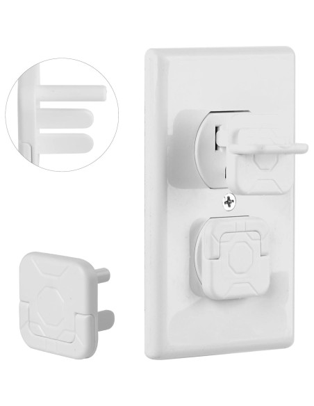 Cubiertas de Enchufe Bates - Protección Infantil, Paquete de 10