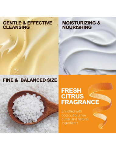 Cesta de Regalo Body & Earth para Hombres - Set de Baño Aroma Cítrico