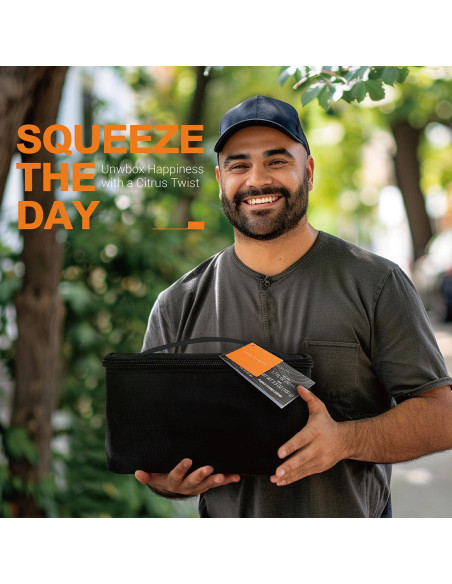 Cesta de Regalo Body & Earth para Hombres - Set de Baño Aroma Cítrico