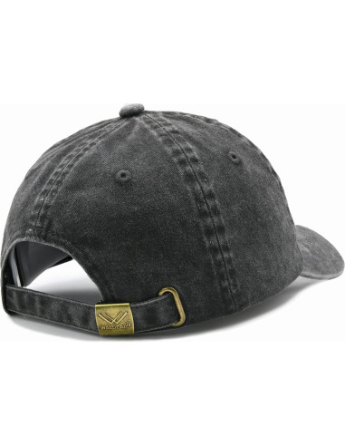 Gorra de Pickleball Ajustable Bordada 100% Algodón Negra