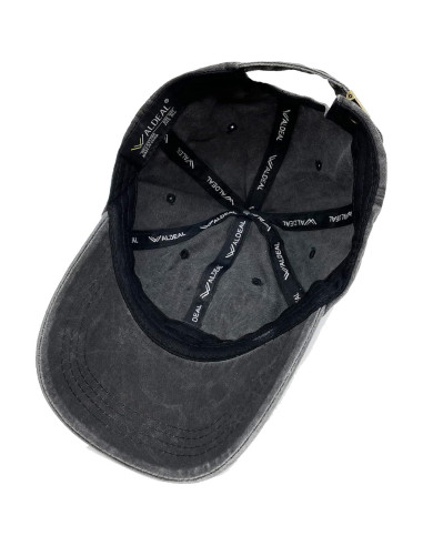 Gorra de Pickleball Ajustable Bordada 100% Algodón Negra