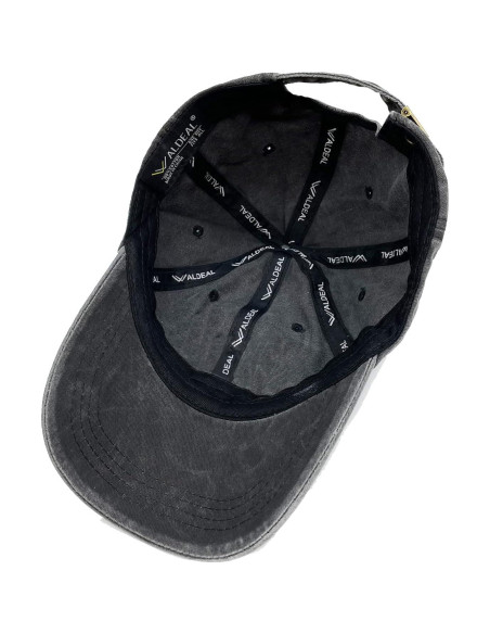 Gorra de Pickleball Ajustable Bordada 100% Algodón Negra