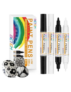 Marcadores de Pintura Betem Doble Punta 4 Piezas 0.7mm y 3mm