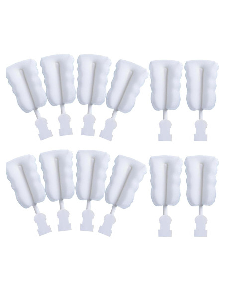 Cabezas de Repuesto para Cepillo de Botellas INVODA 12 Pcs