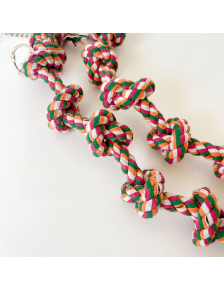 Columpio para Aves DEMONTALK 45 cm Cuerda Colorida No Tóxica