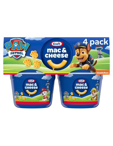 Kraft Mac & Cheese Paw Patrol - 4 Tazas de 53.86 g