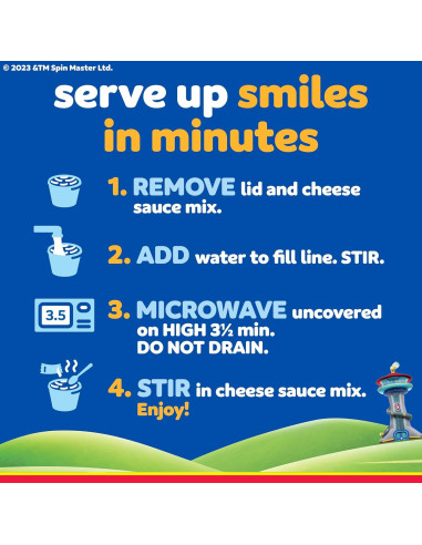 Kraft Mac & Cheese Paw Patrol - 4 Tazas de 53.86 g