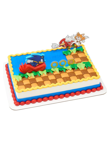 Adorno para Pastel Sonic the Hedgehog DecoPac - 3 Piezas