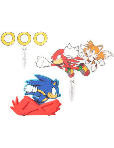 Adorno para Pastel Sonic the Hedgehog DecoPac - 3 Piezas 2