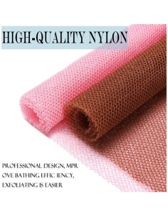 Esponja de Ducha Exfoliante JASSINS - Red Africana 4 Piezas 2