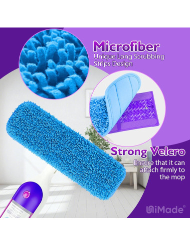 Paños de Mopa Reutilizables Unimade para Swiffer 8 Piezas