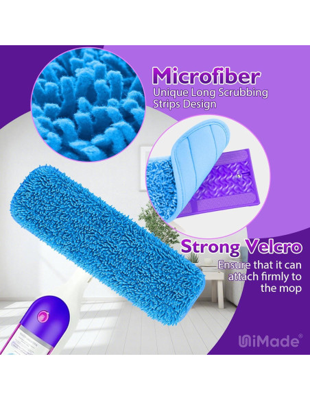 Paños de Mopa Reutilizables Unimade para Swiffer 8 Piezas