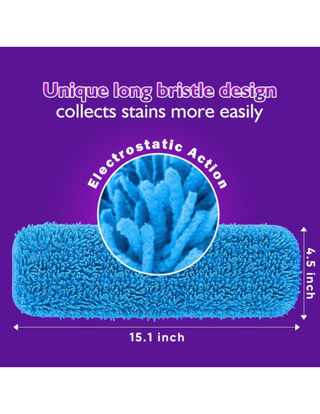 Paños de Mopa Reutilizables Unimade para Swiffer 8 Piezas