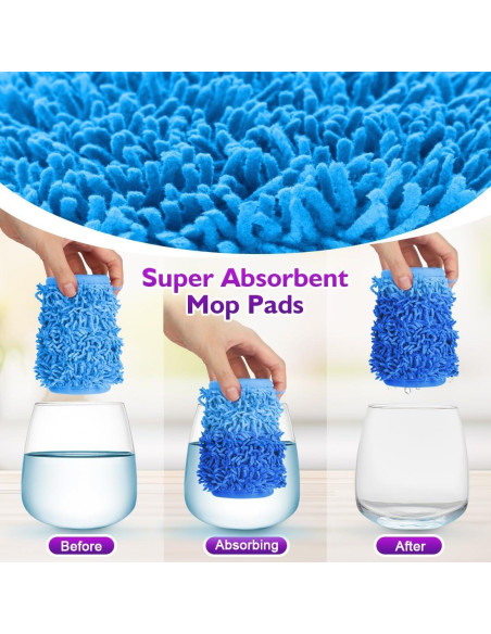 Paños de Mopa Reutilizables Unimade para Swiffer 8 Piezas