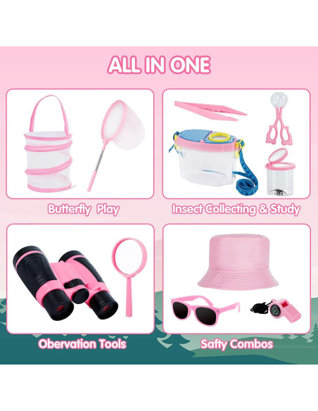 Kit de Captura de Insectos GINMIC para Niños - 19 Piezas