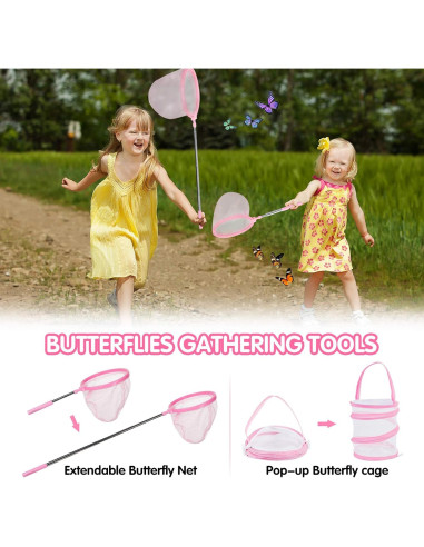 Kit de Captura de Insectos GINMIC para Niños - 19 Piezas