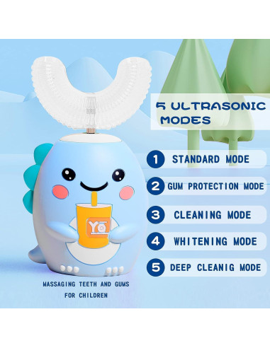 Cepillo de dientes eléctrico DYCROL para niños 2-6 años azul