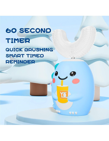 Cepillo de dientes eléctrico DYCROL para niños 2-6 años azul