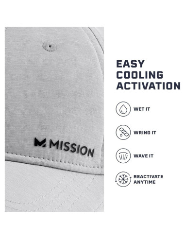 Gorra Enfriadora MISSION Cooling Unisex Talla Única UPF 50